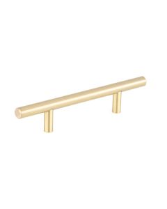 Satin Brass Contemporary Steel Pull 6-15/16 in Madison - RTA Cabinet Company