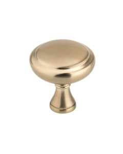 Champagne Bronze Traditional Metal Knob 1-9/32 in Madison - RTA Cabinet Company