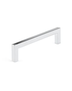 Polished Nickel Contemporary Metal Pull 5-7/16 in Madison - RTA Cabinet Company