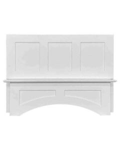 Shaker White Elite Square Hood 42" Madison - RTA Cabinet Company