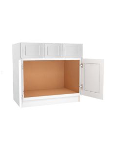 Craftsman White Shaker VB3621 - Vanity Base Cabinet Madison - RTA Cabinet Company