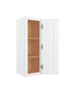 Colorado Shaker White Wall Cabinet 12"W x 39"H Madison - RTA Cabinet Company