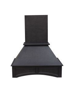 Driftwood Grey Angled Hood 30" Madison - RTA Cabinet Company