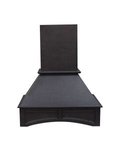 Driftwood Grey Angled Hood 30" with Fan and Liner Madison - RTA Cabinet Company