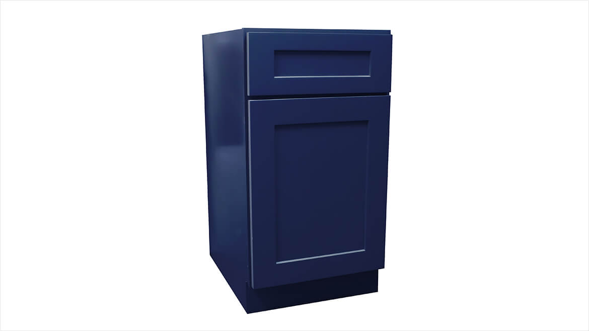 Navy Blue Shaker Madison - RTA Cabinet Company