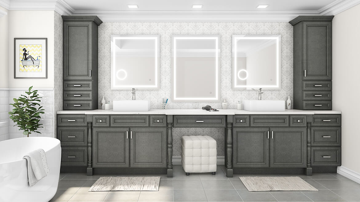 York Driftwood Grey Madison - RTA Cabinet Company