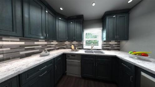 RTA York Driftwood Grey Kitchen Cabinets