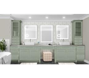 Craftsman Lily Green Shaker Madison - RTA Cabinet Company