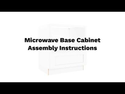 Microwave Base Cabinet